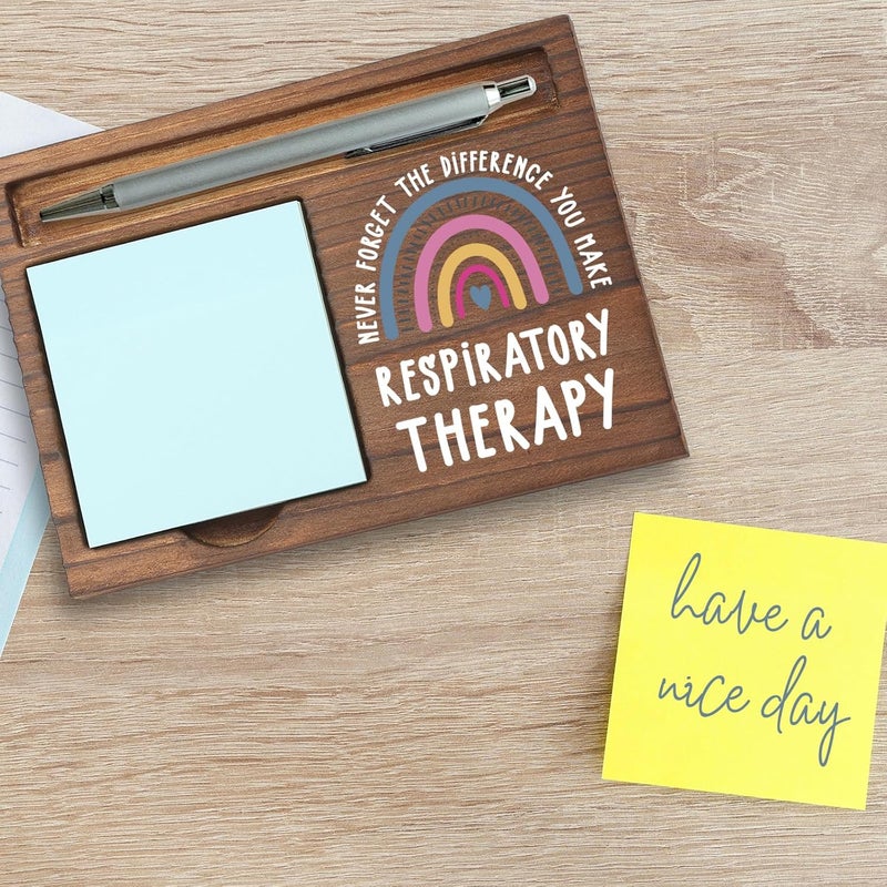 Pariveca Respiratory Therapy Gifts Sticky Note Holder, Thank You Gift for Respiratory Therapists, RT Team, or Pulmonary Staff, Healthcare Appreciation Week, Graduation or Holiday Recognition PB026 - Image 5